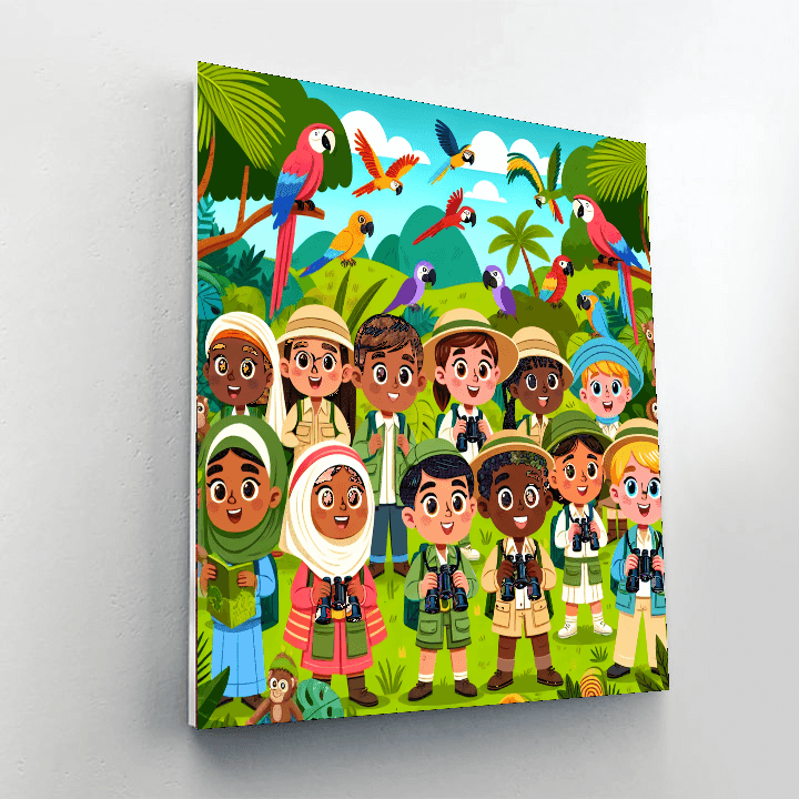 Little Explorers Painting By Numbers Kit