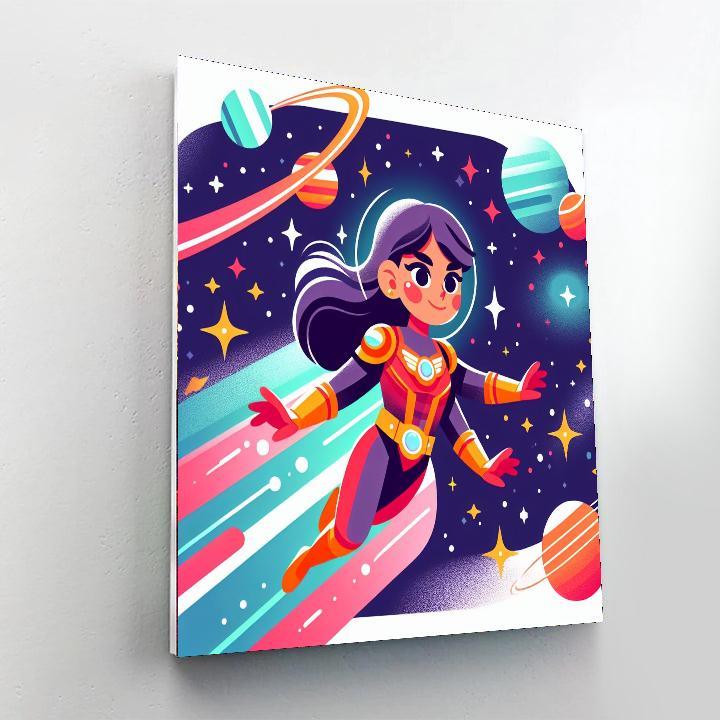 Galactic Defender Mission Numbered Painting Kits