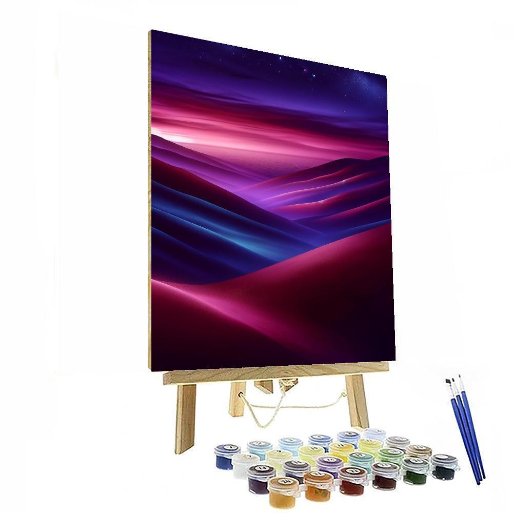 Crimson Serenity Numbered Painting Kits