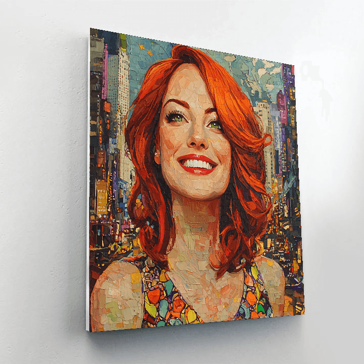 Emma Stone: The Rising Star Of La La Land Paint By Numbers