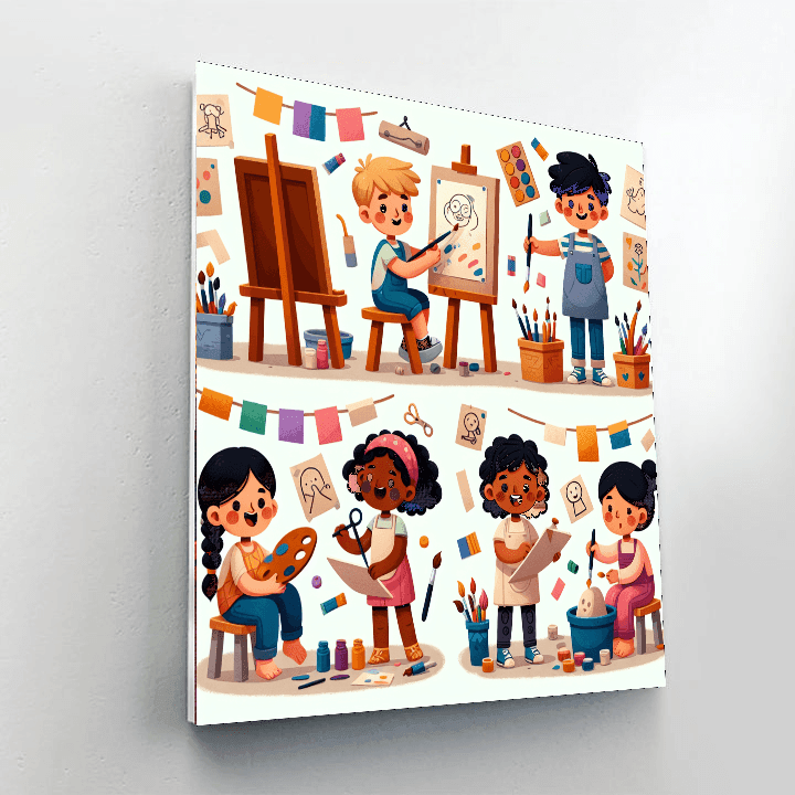 Artful Explorers Paint By Numbers Art