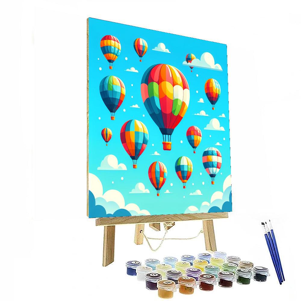 Balloon Breeze Paint By Numbers Kits