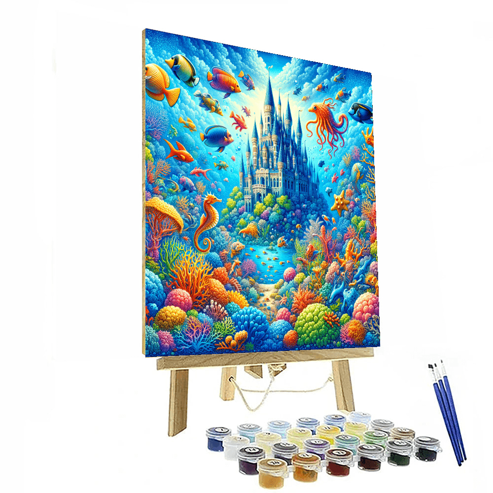 Underwater Castle Adventure Paint By Color