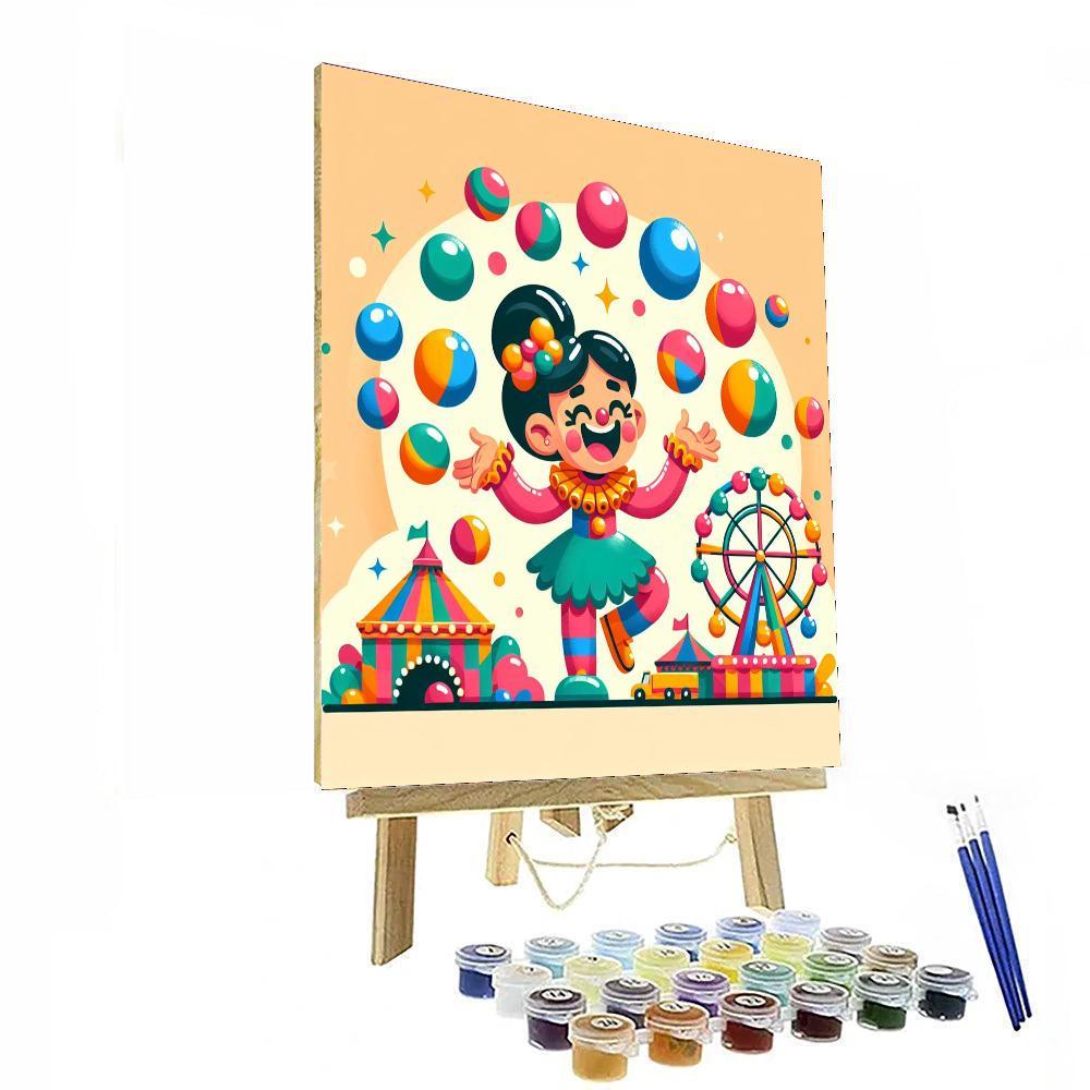 Colorful Carnival Celebrations Painting Number Kit