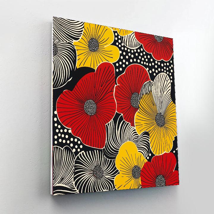 Yayoi Kusama Inspired Kaleidoscopic Realms  Paint By Numbers