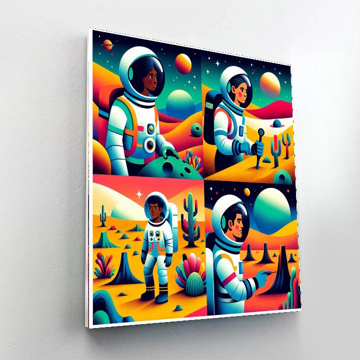 Cosmic Planetary Expedition Paint By Numbers