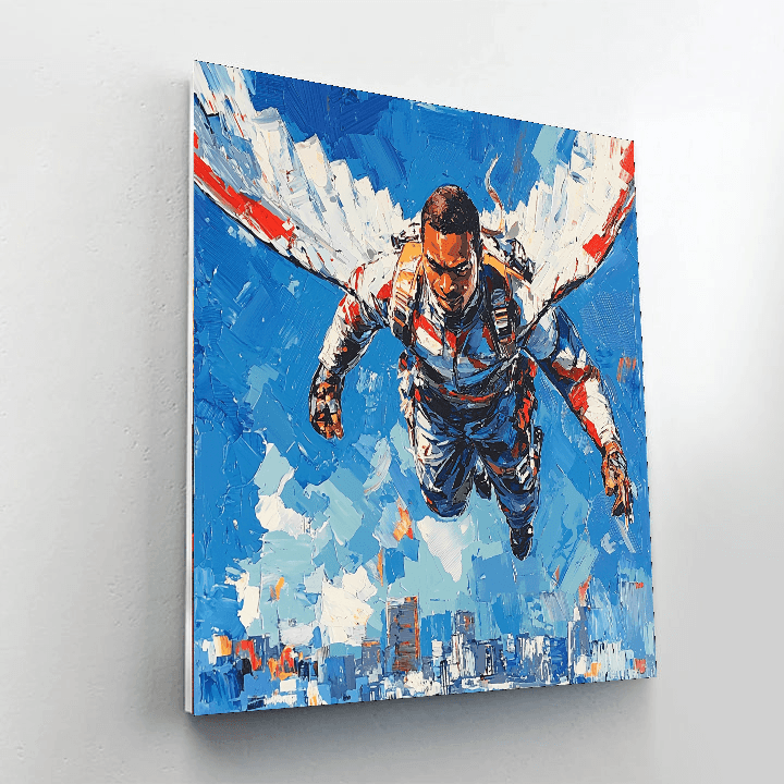 Anthony Mackie: Soaring High As Falcon Paint By Number