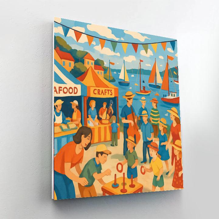 Harbour Festival - England Numbered Painting Kits