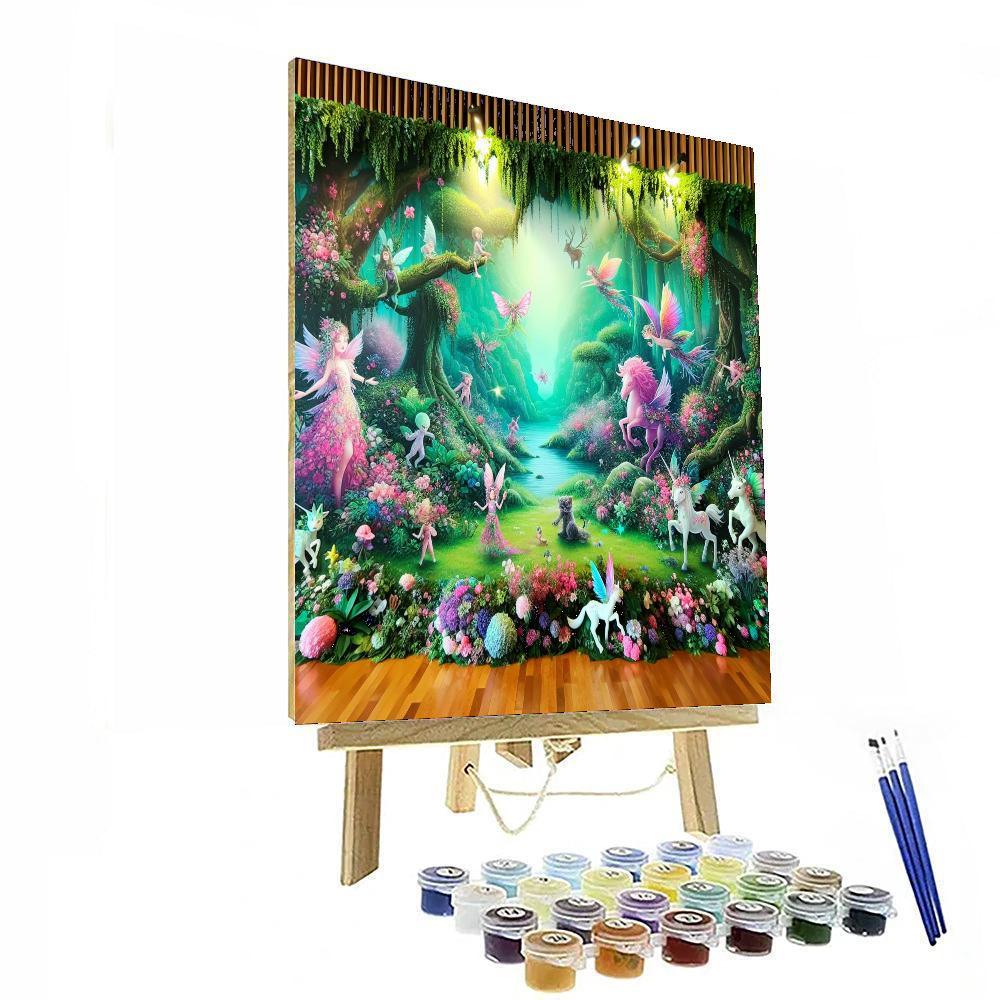 Mysterious Woodland Magic Paint By Color