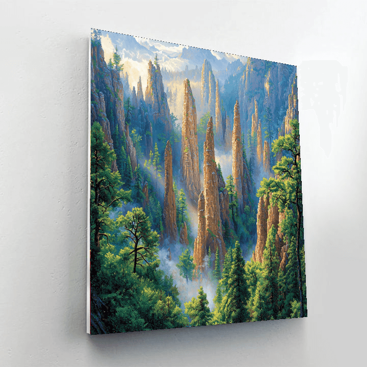 Wulingyuan Scenic Area DIY Paint By Numbers