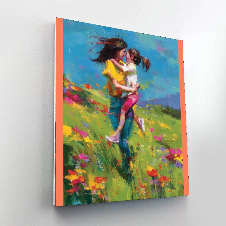 Mommy And Me Number Painting