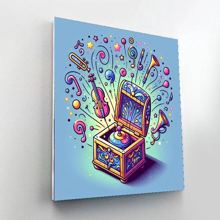 Magical Music Box Number Painting