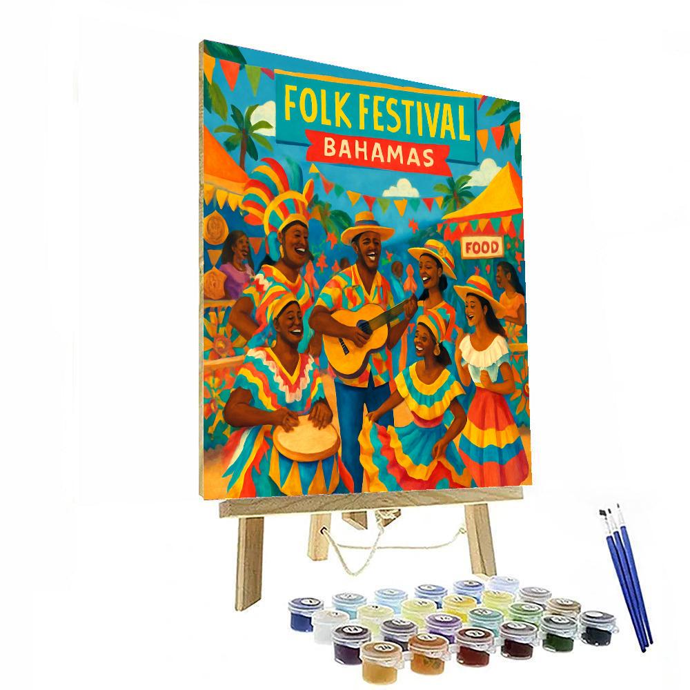 Folk Festival Of The Bahamas Paint By Number