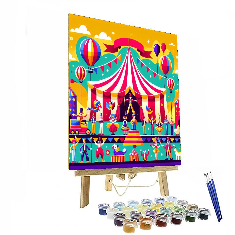 Circus Of Marvels Painting By Numbers Kit