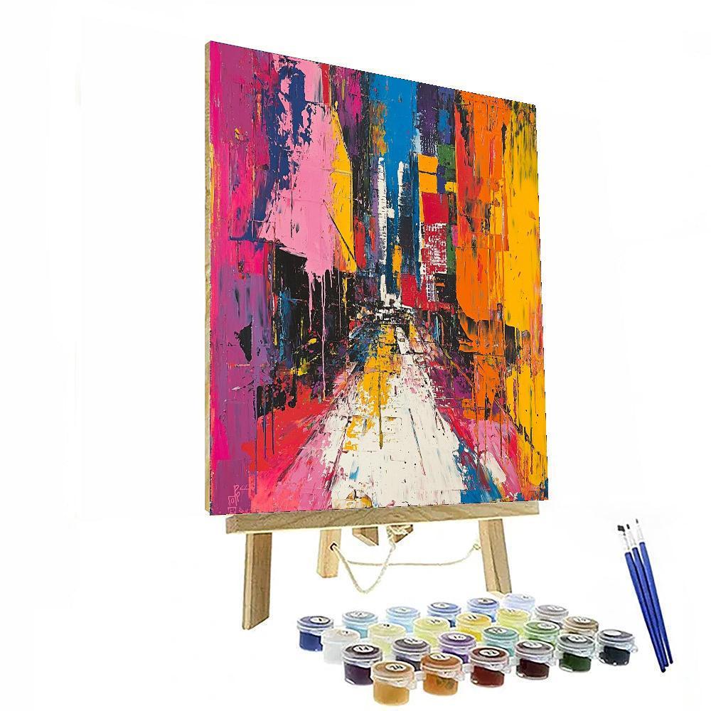 Jean-Michel Basquiat Inspired Harmony In The Urban Jungle  Paint By Color
