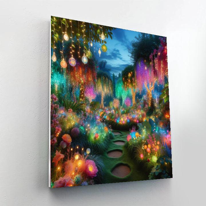 Magical Garden Fairy Lights Paint By Numbers