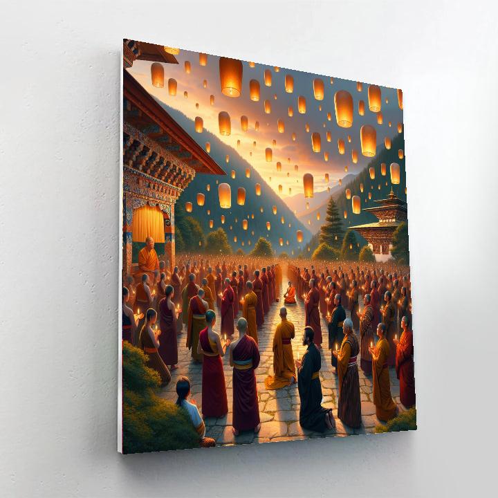 Wesak - Bhutan Numbered Painting Kits