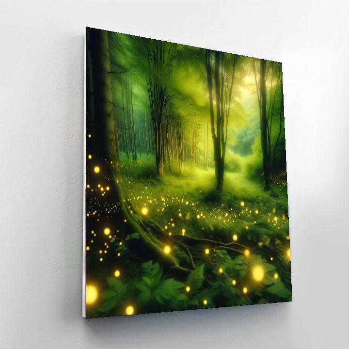 Enchanting Firefly Glade Paint By Number