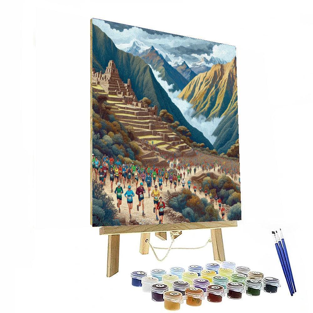 Inca Trail Marathon - Peru Paint By Numbers Art