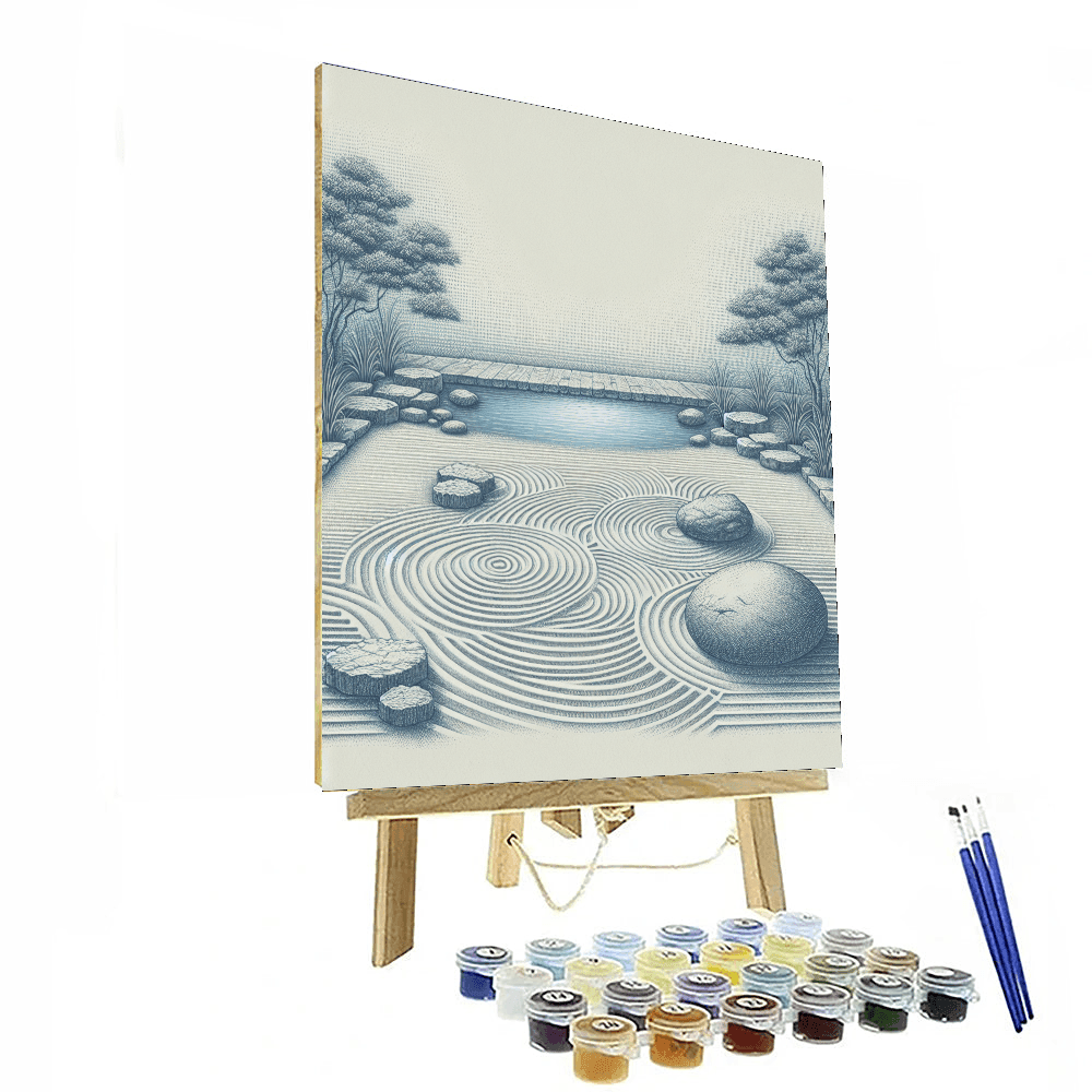 Meditative Zen Reflection Number Painting