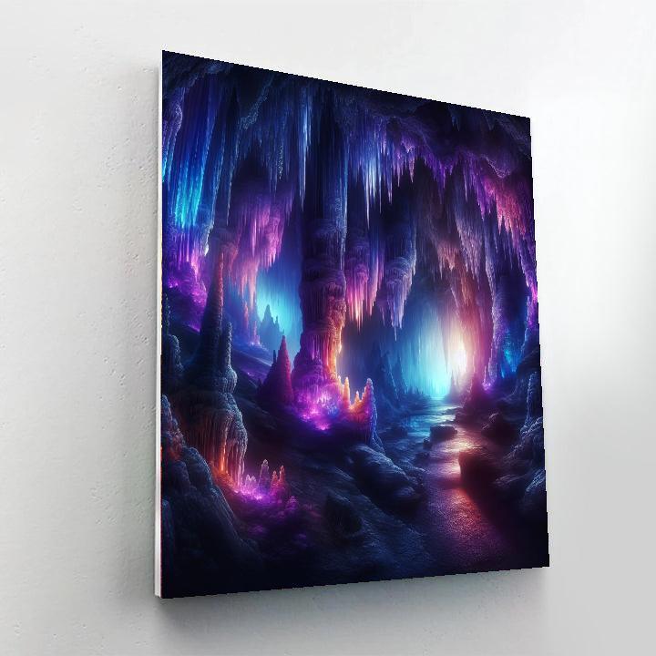Mystical Cavern Exploration Paint By Color