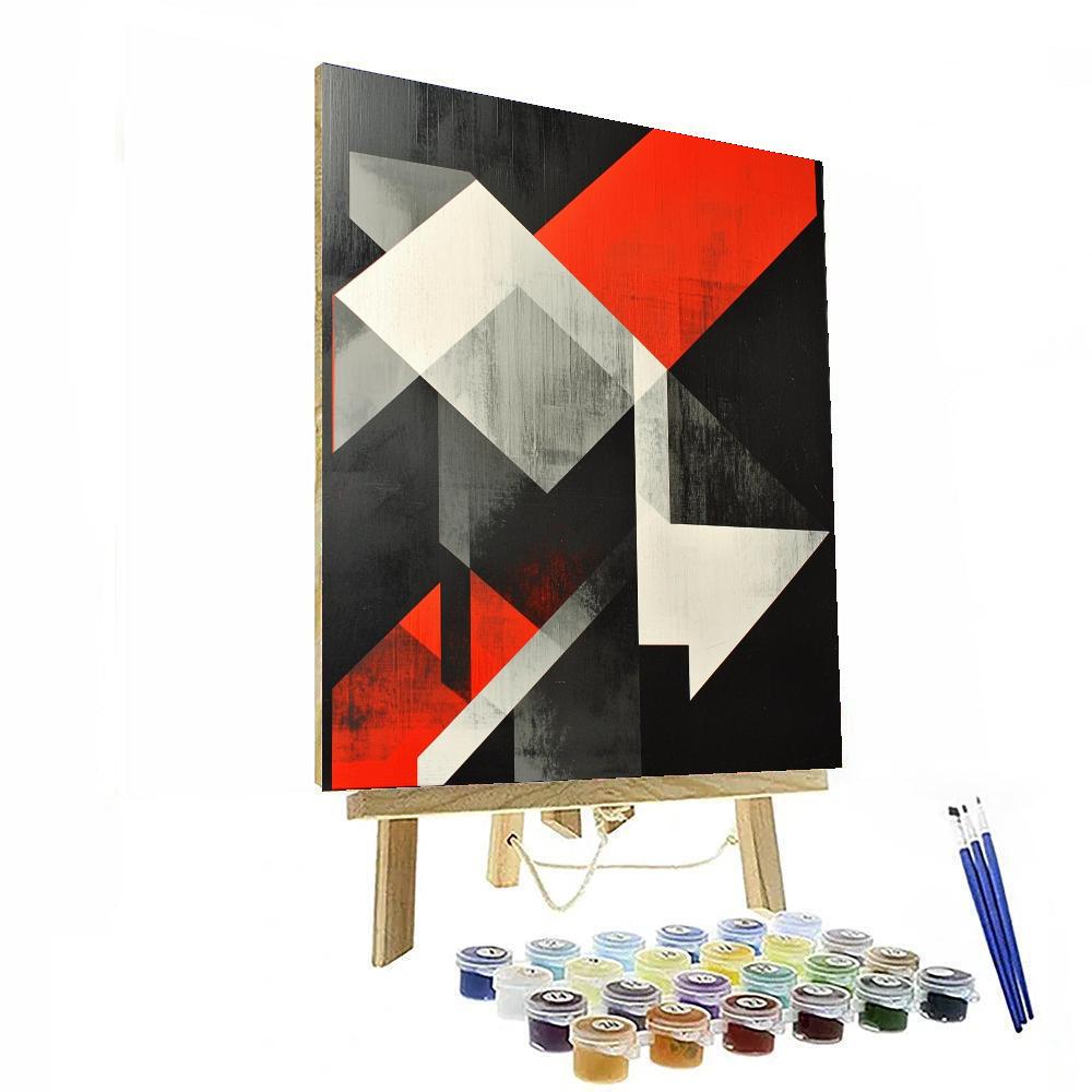 Banksy Inspired Capitalism's Illusion  DIY Paint By Numbers