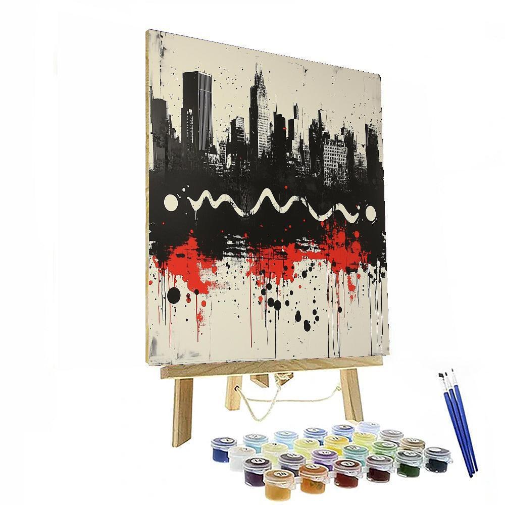 Banksy Inspired Voices In The Shadows  Paint By Number