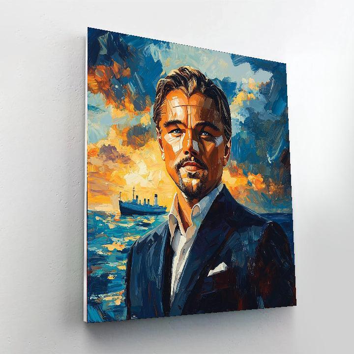 Leonardo Dicaprio: The Journey Beyond Titanic Dreams Numbered Painting Kits