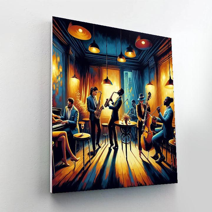 Timeless Jazz Lounge Painting By Numbers Kit