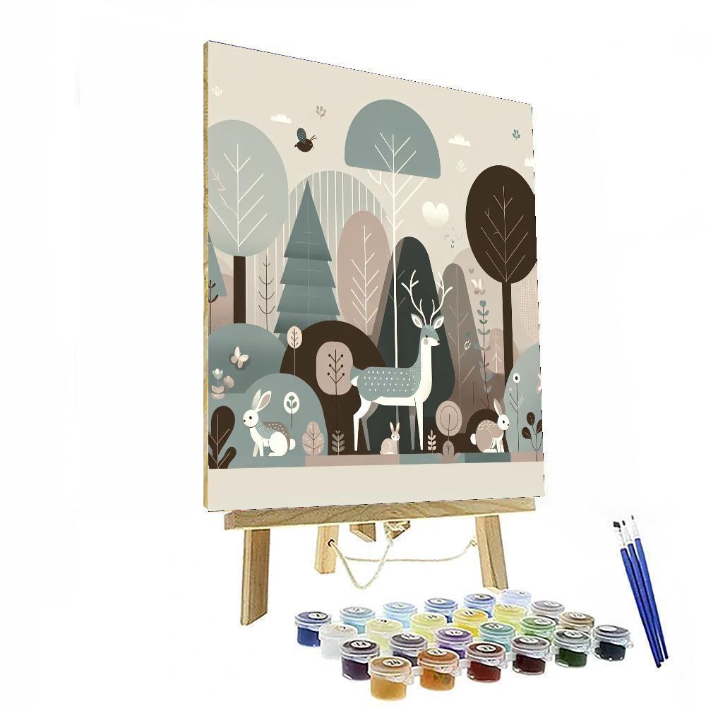 Gentle Woodland Gatherings Paint By Number