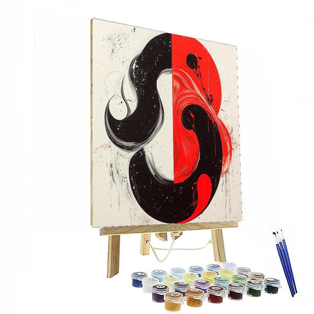 Banksy Inspired The Cycle Of Existence  Numbered Painting Kits