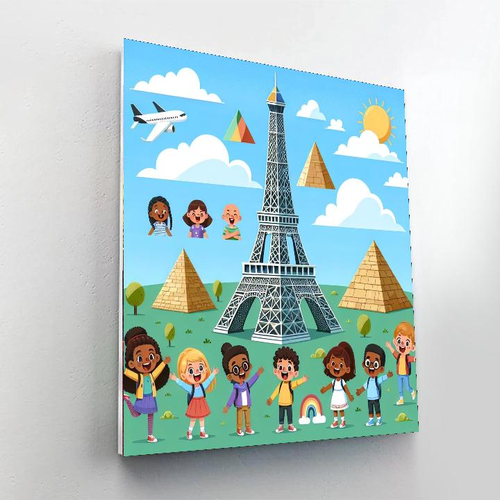 Amazing Architecture Numbered Painting Kits