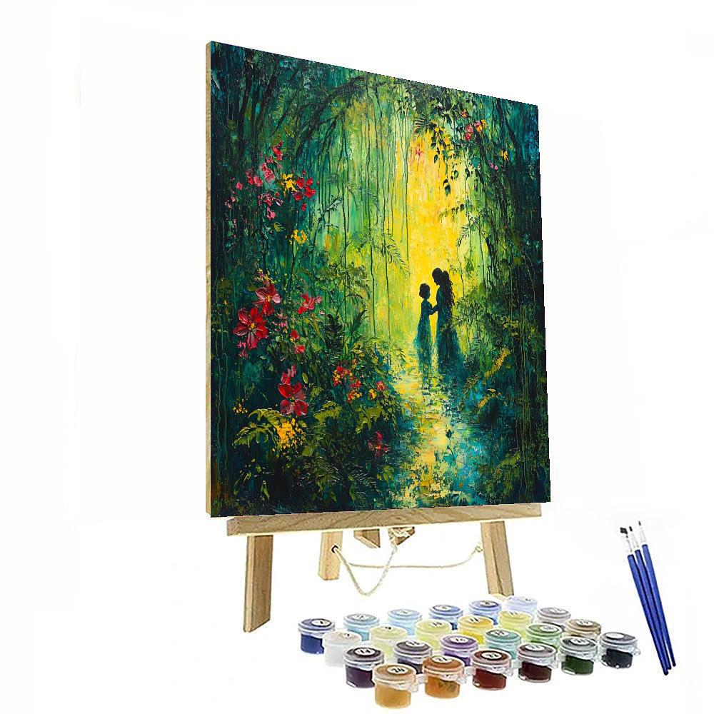 Embracing Nature With Mom Painting Number Kit