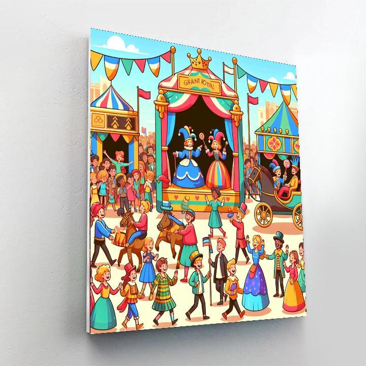 Fantasy Kingdom's Fair Numbered Painting Kits