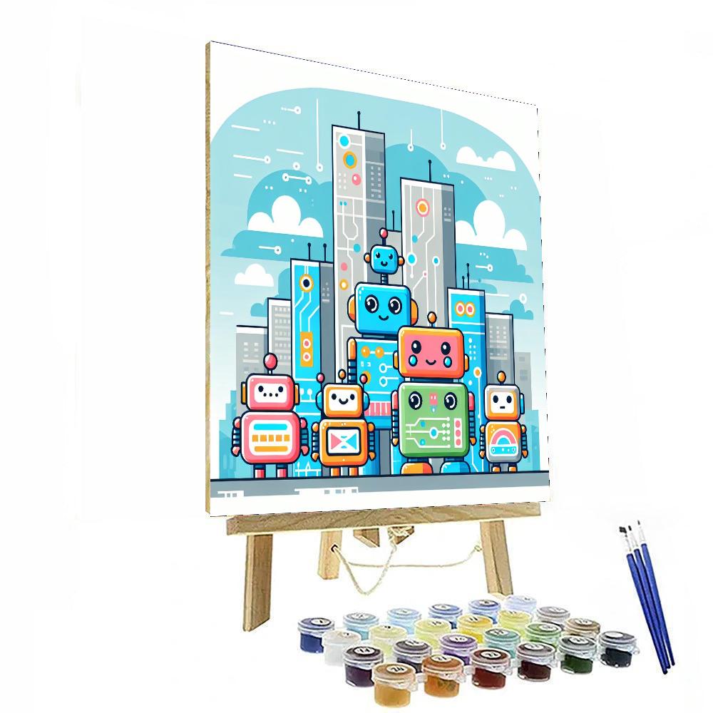 Robot Rangers Unite Numbered Painting Kits