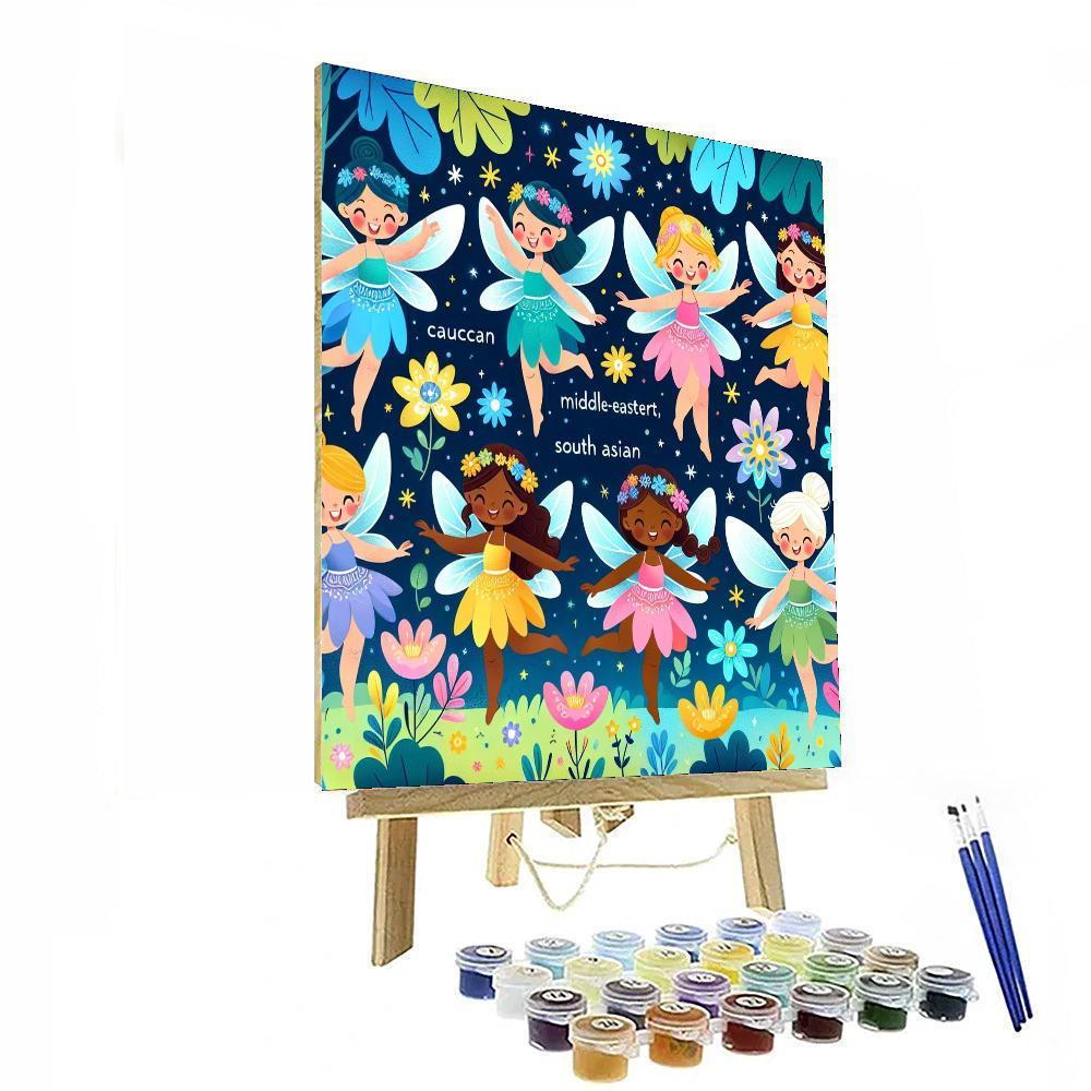 Fantastic Forest Fairies Paint By Color