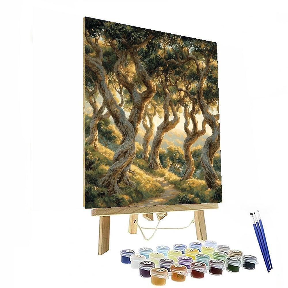Michelangelo Inspired Ethereal Forest Essence  DIY Paint By Numbers