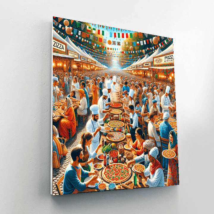 Pizzafest - Italy Numbered Painting Kits