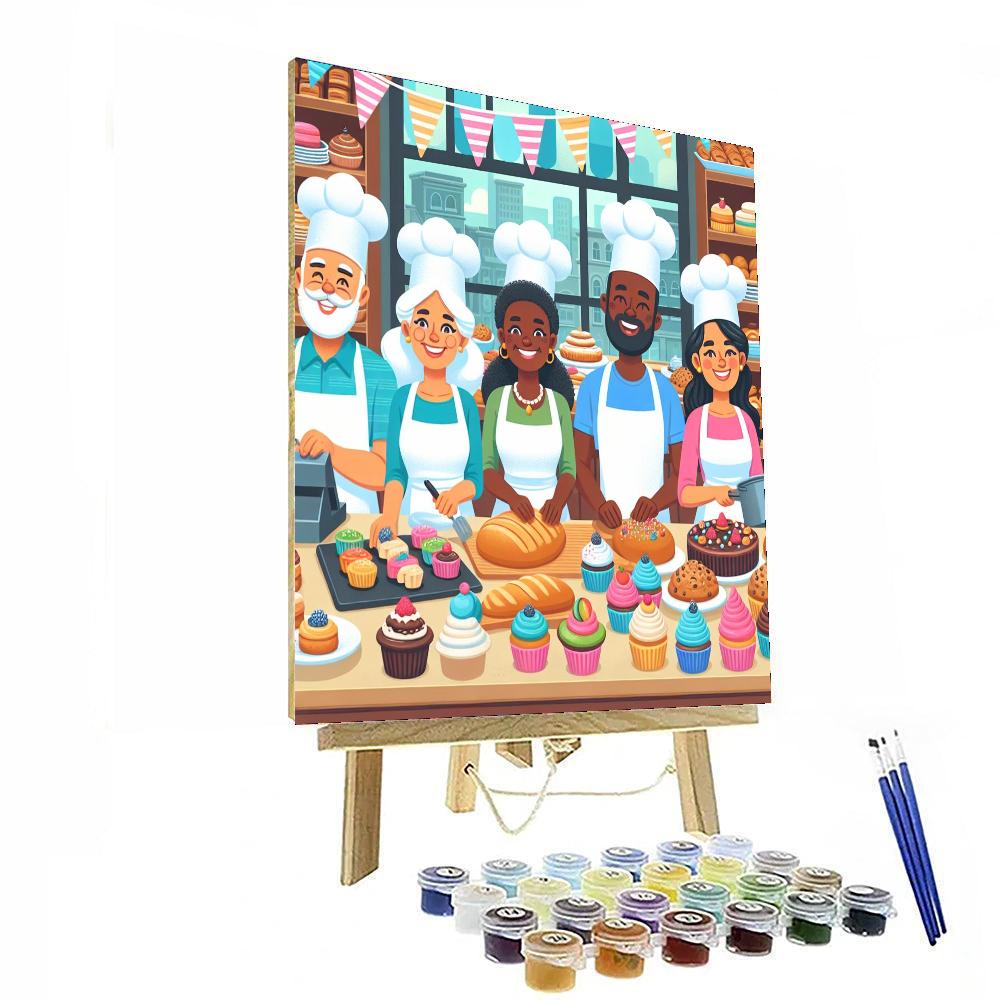 The Creative Bakery Number Painting
