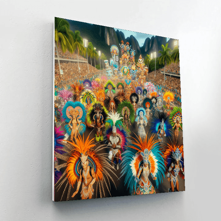 Carnival Of Santa Cruz De Tenerife - Spain Paint By Numbers Kits