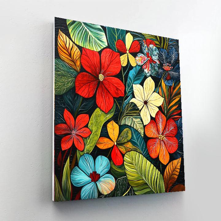 Frida Kahlo Inspired Resilient Bloom  Painting Number Kit