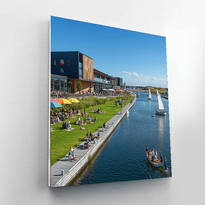 Aalborg Waterfront DIY Paint By Numbers