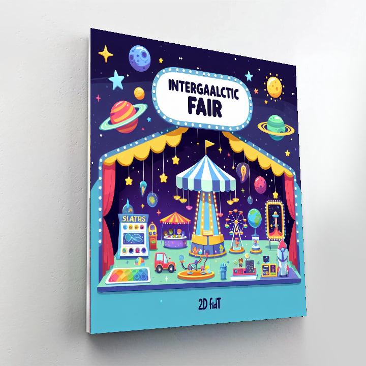 Galactic Fair Paint By Number