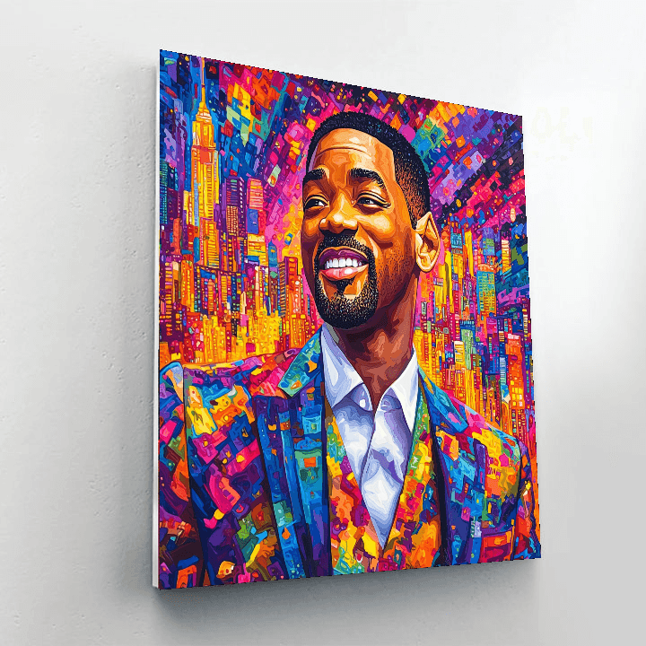 Will Smith: The Charismatic Pursuer Of Happiness Paint By Numbers