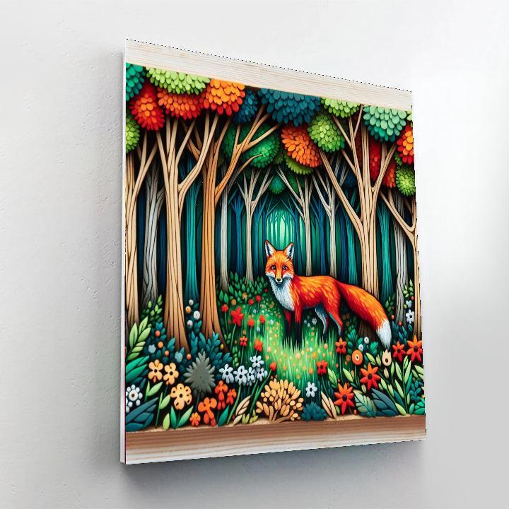 Fox's Woodland Adventure Painting By Numbers Kit