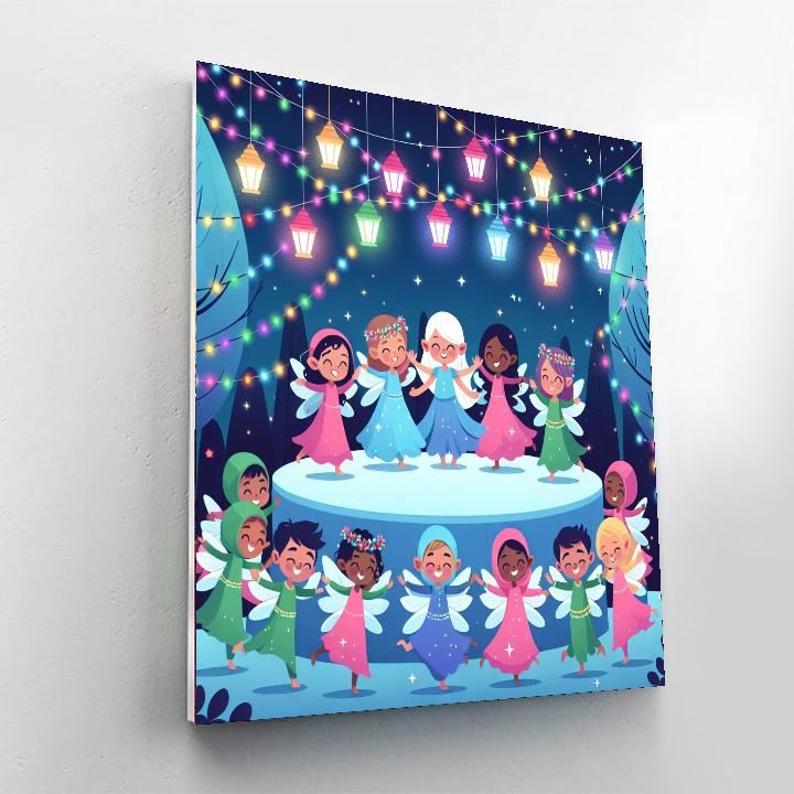 Fairy Light Festival Paint By Numbers