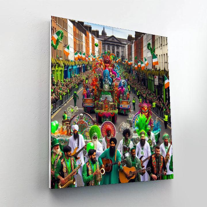 Dublin St. Patrick's Festival Number Painting