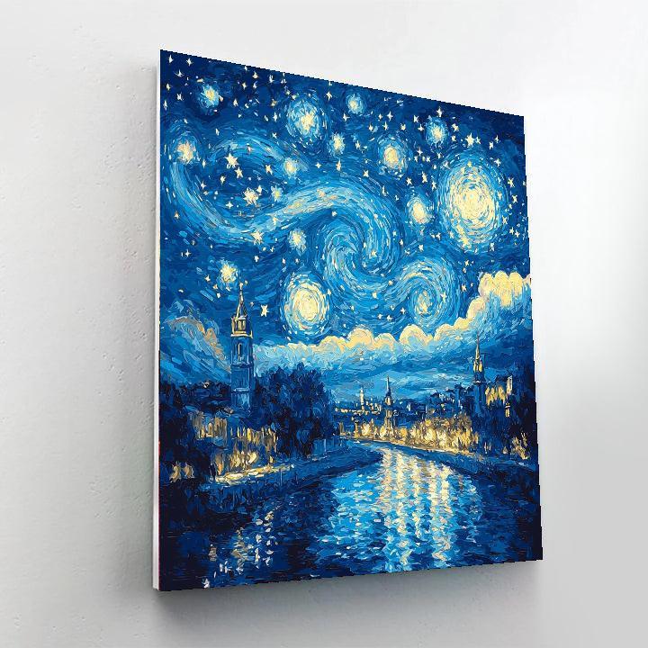 Vincent Van Gogh Inspired Nightfall Dreams  Paint By Numbers