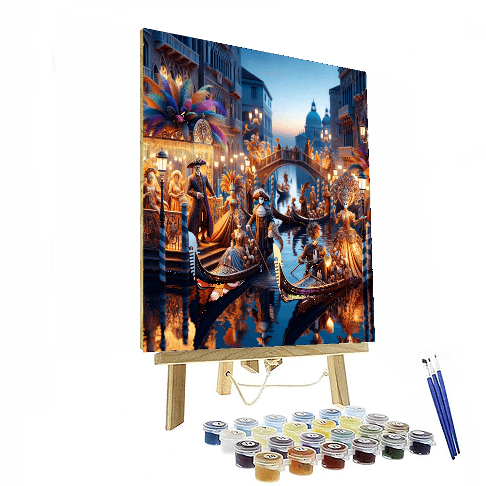 Carnevale Di Venezia - Italy Paint By Color