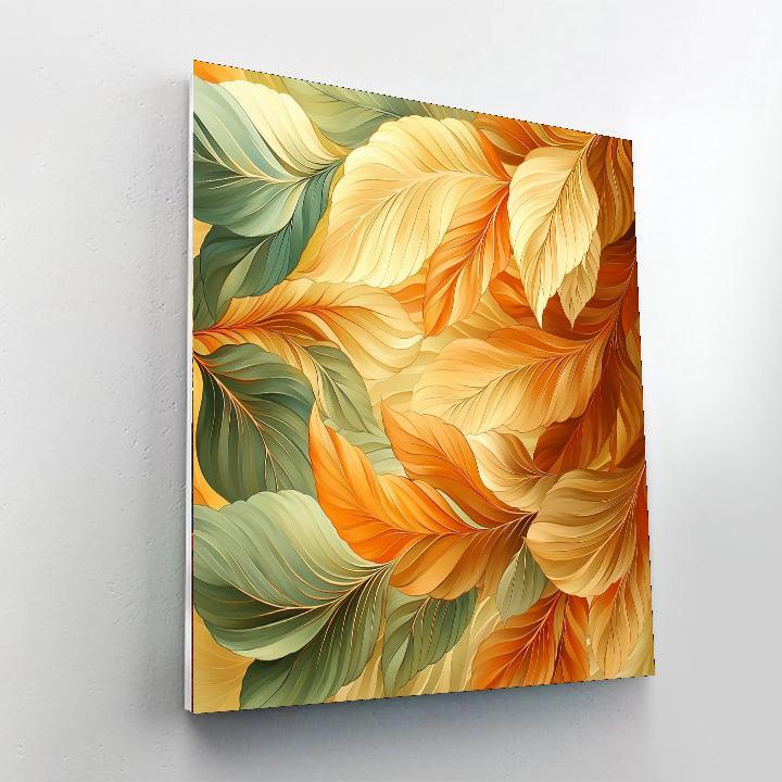 Alphonse Mucha Inspired Enchanted Autumn Tapestry  Numbered Painting Kits